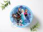 Preview: Frozen Die Eiskönigin Tortenaufleger Ø 20cm, 00103w